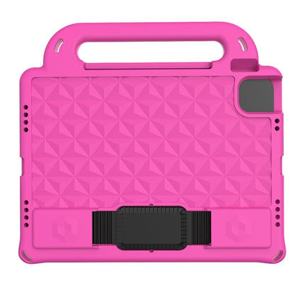 For iPad Pro 11 2022 / 2021 Diamond Series EVA Anti-Fall Shockproof Sleeve Protective Shell Tablet Case with Holder & Strap(Rose Red) - iPad Pro 11 (2022/2021) Cases by buy2fix | Online Shopping UK | buy2fix