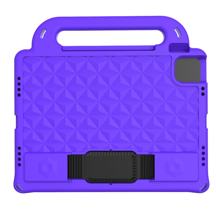 For iPad Air 4 10.9 2020 Diamond Series EVA Anti-Fall Shockproof Sleeve Protective Shell Case with Holder & Strap(Purple) - iPad Air (2022) / (2020) 10.9 Cases by buy2fix | Online Shopping UK | buy2fix