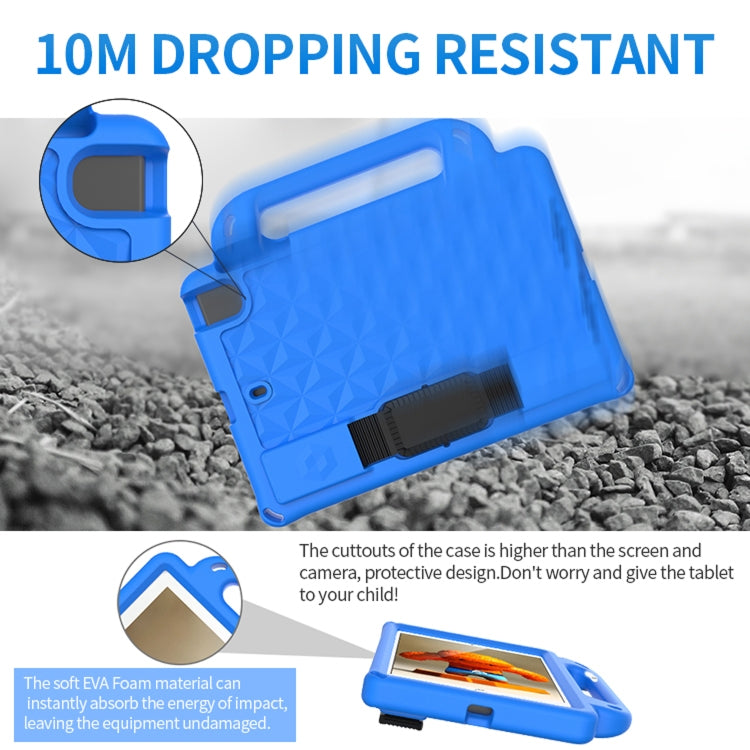 For iPad mini 4 / mini 3 / mini 2 / mini 1 Diamond Series EVA Anti-Fall Shockproof Sleeve Protective Shell Case with Holder & Strap(Blue) - iPad Mini 4 & 3 & 2 & 1 Cases by buy2fix | Online Shopping UK | buy2fix
