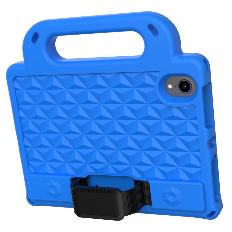For iPad mini 6 Diamond Series EVA Anti-Fall Shockproof Sleeve Protective Shell Tablet Case with Holder & Strap(Blue) - iPad mini 6 Cases by buy2fix | Online Shopping UK | buy2fix