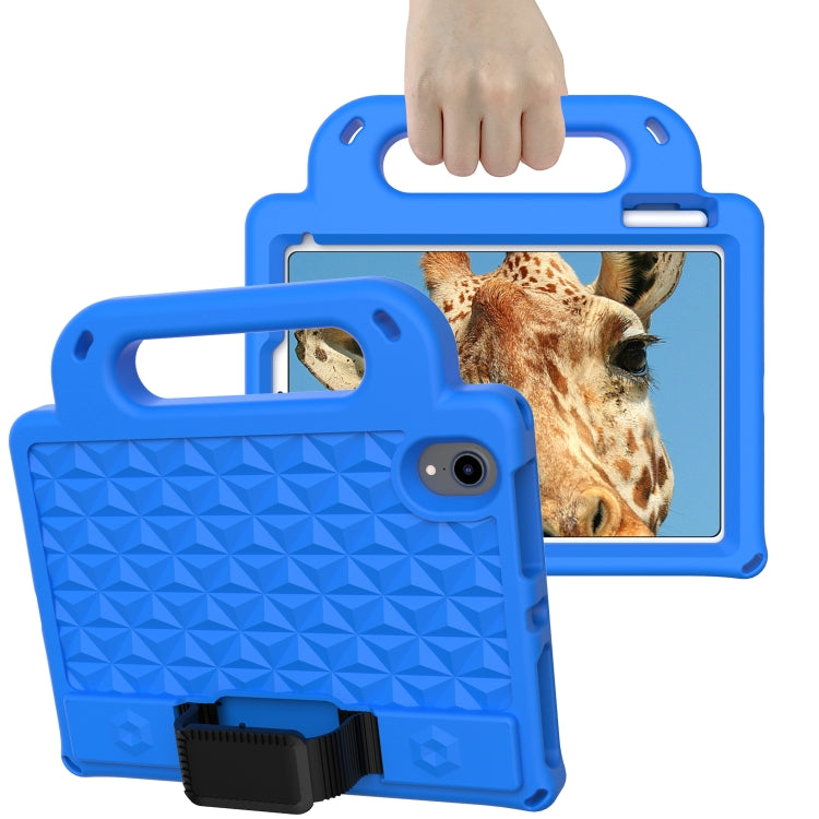 For iPad mini 6 Diamond Series EVA Anti-Fall Shockproof Sleeve Protective Shell Tablet Case with Holder & Strap(Blue) - iPad mini 6 Cases by buy2fix | Online Shopping UK | buy2fix