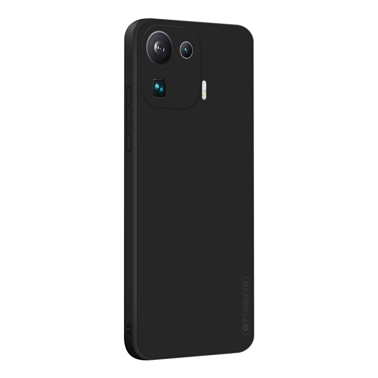 For Xiaomi Mi 11 Pro PINWUYO Touching Series Liquid Silicone TPU Shockproof Case(Black) - Xiaomi Cases by PINWUYO | Online Shopping UK | buy2fix