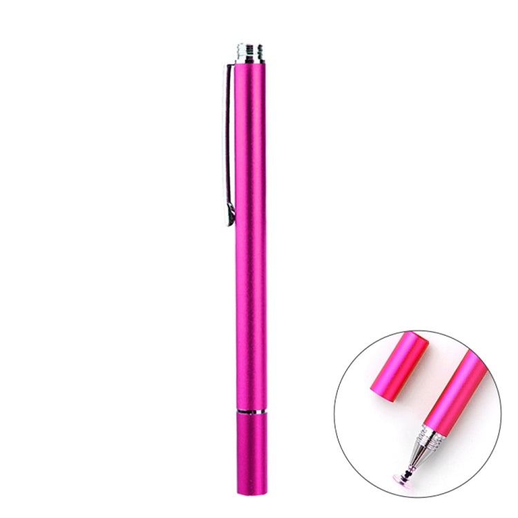 AT-21 Mobile Phone Touch Screen Capacitive Pen Drawing Pen(Rose Red) - Stylus Pen by buy2fix | Online Shopping UK | buy2fix