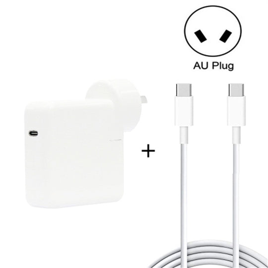 30W USB-C / Type-C Laptop Portable Power Adapter with 1.8m USB-C / Type-C to USB-C / Type-C Charging Cable, AU Plug