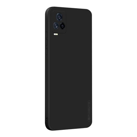 For vivo IQOO7 PINWUYO Touching Series Liquid Silicone TPU Shockproof Case(Black)