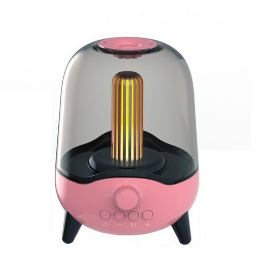 LP-20 LED Night Light Wireless Bluetooth 5.0 Music Speaker Support TF Card / AUX(Pink) - Desktop Speaker by buy2fix | Online Shopping UK | buy2fix