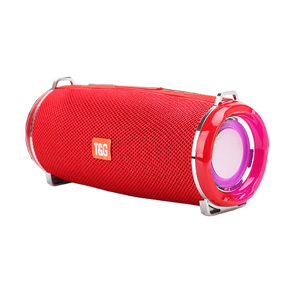 T&G TG192 LED Flashing Light Portable Wireless Bass 3D Stereo Bluetooth Speaker, Support FM / TF Card / USB(Red) - Desktop Speaker by T&G | Online Shopping UK | buy2fix