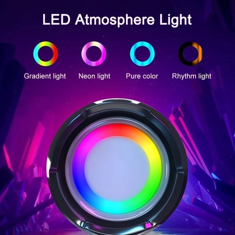 T&G TG192 LED Flashing Light Portable Wireless Bass 3D Stereo Bluetooth Speaker, Support FM / TF Card / USB(Green) - Desktop Speaker by T&G | Online Shopping UK | buy2fix