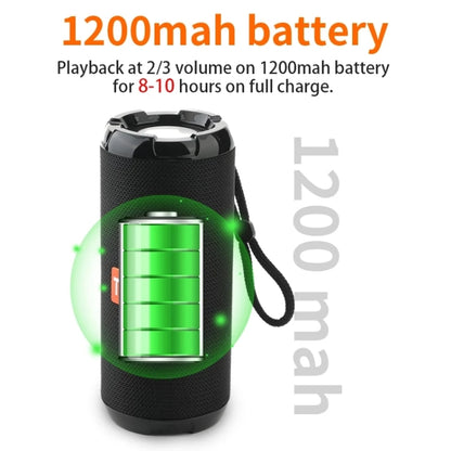 T&G TG621 Portable Waterproof 3D Stereo Wireless Speaker, Support FM Radio / TWS / TF Card(Green) - Waterproof Speaker by T&G | Online Shopping UK | buy2fix
