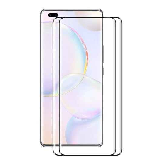 2 PCS For Honor 50 Pro ENKAY 3D Heat Bending Tempered Glass Film