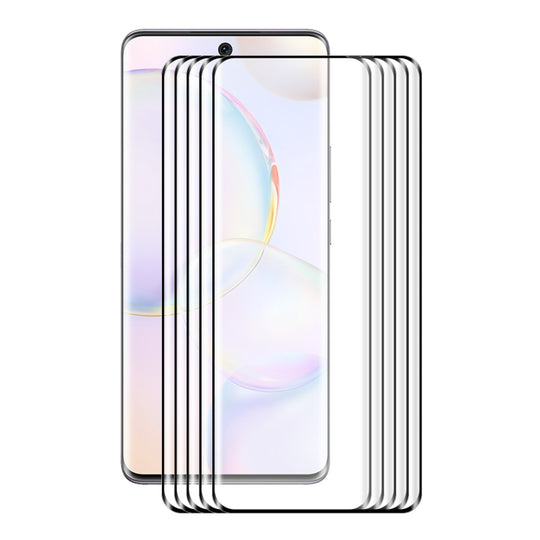 5 PCS For Honor 50 ENKAY Hot Bending Explosion-proof Full Tempered Glass Film