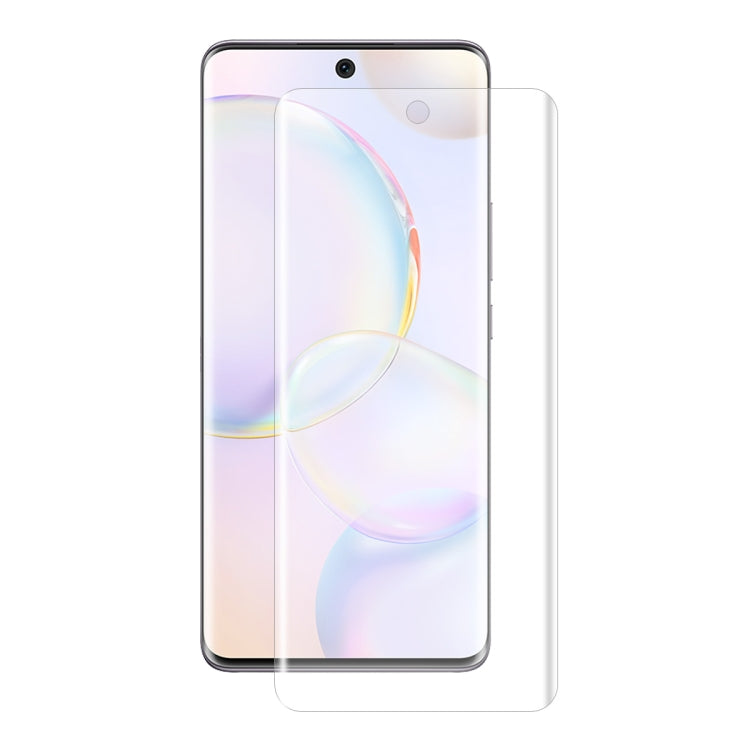 For Honor 50 ENKAY Hat-Prince 3D Curved Full Coverage PET Hot Bending HD Screen Protector Soft Film Support Fingerprint Unlock - For Huawei by ENKAY | Online Shopping UK | buy2fix