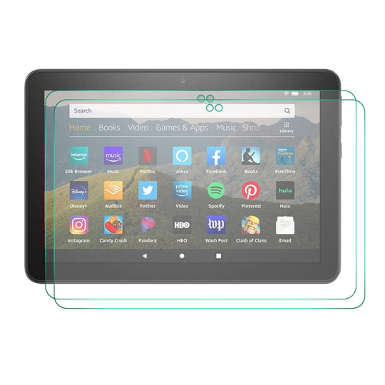 2 PCS For Amazon Fire HD 8 / HD 8 Plus 2020 ENKAY Hat-Prince 0.33mm Explosion-proof Tempered Glass Protector Anti-Scratch Film