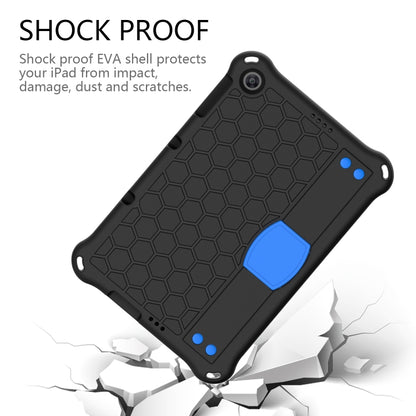 For Huawei MediaPad T10 9.7 / T10 10.1 Honeycomb Design EVA + PC Material Four Corner Anti Falling Protective Shell with Strap(Black+Blue) - Huawei by buy2fix | Online Shopping UK | buy2fix