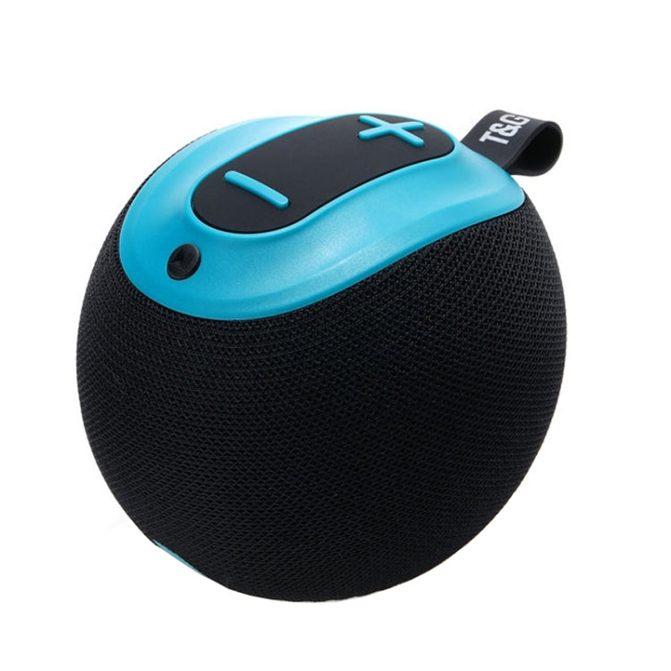 T&G TG623 TWS Portable Wireless Speaker Outdoor Waterproof Subwoofer 3D Stereo Support FM / TF Card(Blue) - Desktop Speaker by T&G | Online Shopping UK | buy2fix