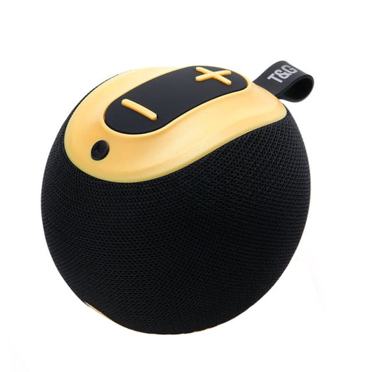 T&G TG623 TWS Portable Wireless Speaker Outdoor Waterproof Subwoofer 3D Stereo Support FM / TF Card(Yellow) - Desktop Speaker by T&G | Online Shopping UK | buy2fix