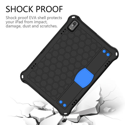 For Lenovo Tab P10 TB-X705F/L Honeycomb Design EVA + PC Material Four Corner Anti Falling Flat Protective Shell with Strap(Black+Blue) - Lenovo by buy2fix | Online Shopping UK | buy2fix