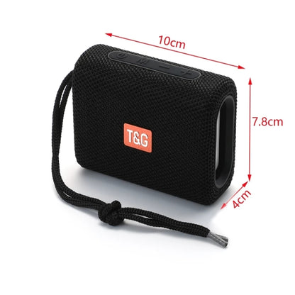 T&G TG313 Portable Outdoor Waterproof Bluetooth Speaker Subwoofer Support TF Card FM Radio AUX(Rose Gold) - Desktop Speaker by T&G | Online Shopping UK | buy2fix