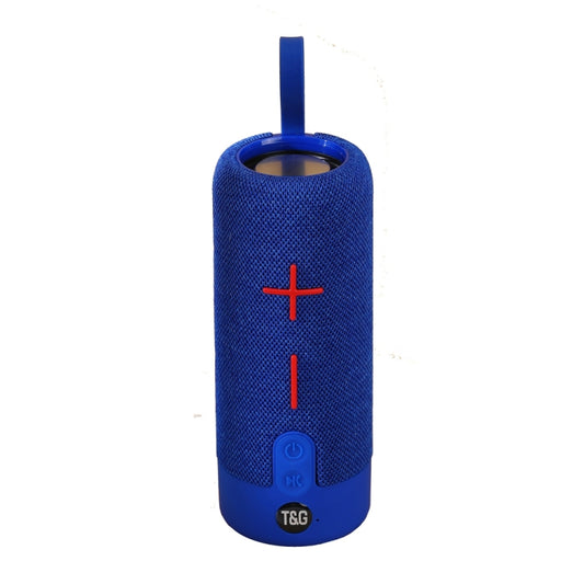 T&G TG619 Portable Bluetooth Wireless Speaker Waterproof Outdoor Bass Subwoofer Support AUX TF USB(Blue) - Desktop Speaker by T&G | Online Shopping UK | buy2fix