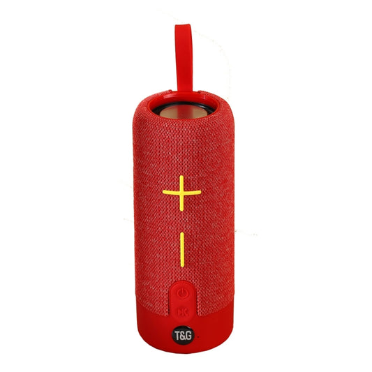 T&G TG619 Portable Bluetooth Wireless Speaker Waterproof Outdoor Bass Subwoofer Support AUX TF USB(Red) - Desktop Speaker by T&G | Online Shopping UK | buy2fix
