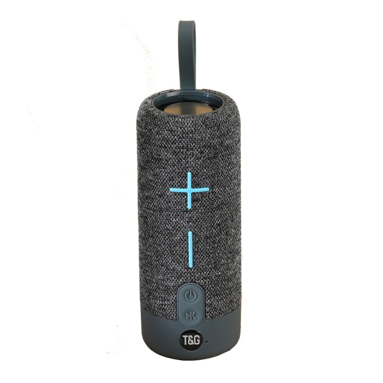 T&G TG619 Portable Bluetooth Wireless Speaker Waterproof Outdoor Bass Subwoofer Support AUX TF USB(Gray) - Desktop Speaker by T&G | Online Shopping UK | buy2fix