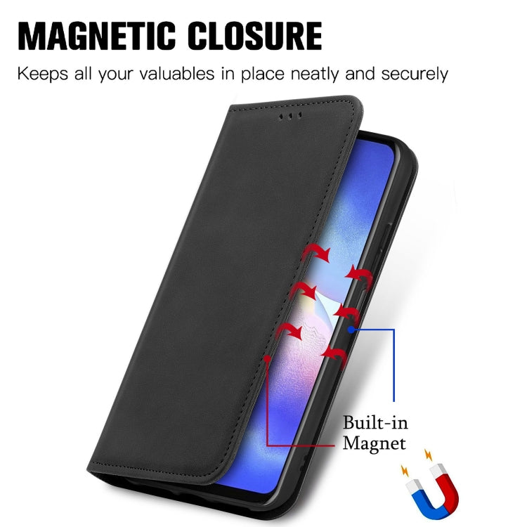 For Blackview A90 Retro Skin Feel Business Magnetic Horizontal Flip Leather Case with Holder & Card Slots & Wallet & Photo Frame(Black) - More Brand by buy2fix | Online Shopping UK | buy2fix