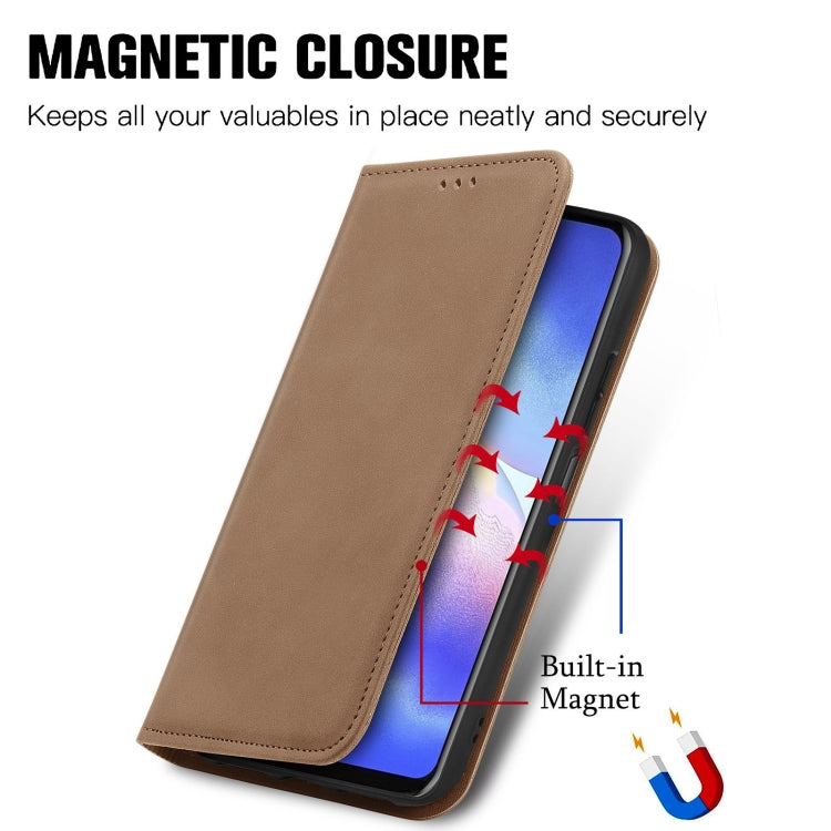 For Blackview A90 Retro Skin Feel Business Magnetic Horizontal Flip Leather Case with Holder & Card Slots & Wallet & Photo Frame(Brwon) - More Brand by buy2fix | Online Shopping UK | buy2fix