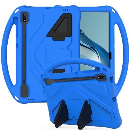 For Huawei MatePad Pro 12.6 2021 EVA Flat Anti Falling Protective Case Shell with Holder(Blue) - Huawei by buy2fix | Online Shopping UK | buy2fix