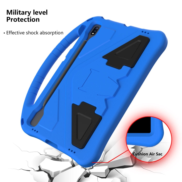 For Huawei MatePad Pro 12.6 2021 EVA Flat Anti Falling Protective Case Shell with Holder(Blue) - Huawei by buy2fix | Online Shopping UK | buy2fix
