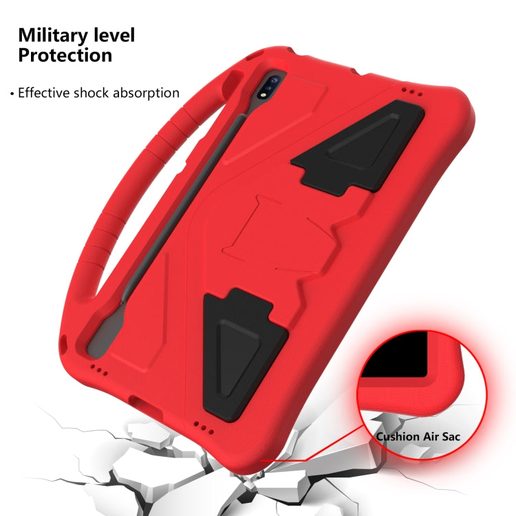For Huawei MatePad Pro 12.6 2021 EVA Flat Anti Falling Protective Case Shell with Holder(Red) - Huawei by buy2fix | Online Shopping UK | buy2fix