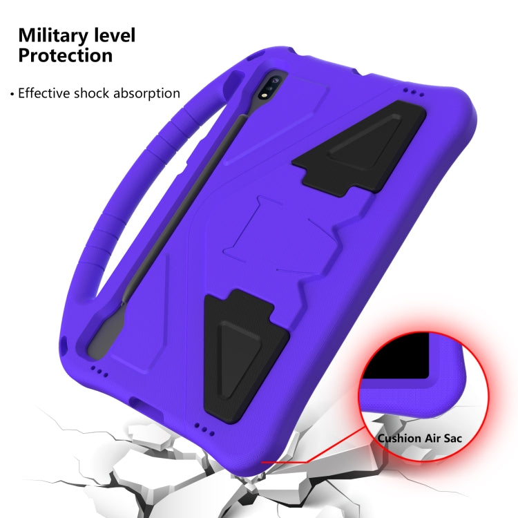 For Huawei MatePad Pro 12.6 2021 EVA Flat Anti Falling Protective Case Shell with Holder(Purple) - Huawei by buy2fix | Online Shopping UK | buy2fix