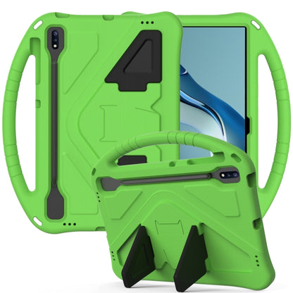 For Huawei MatePad Pro 12.6 2021 EVA Flat Anti Falling Protective Case Shell with Holder(Green) - Huawei by buy2fix | Online Shopping UK | buy2fix