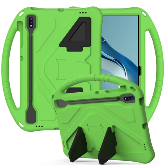For Huawei MatePad Pro 12.6 2021 EVA Flat Anti Falling Protective Case Shell with Holder(Green) - Huawei by buy2fix | Online Shopping UK | buy2fix