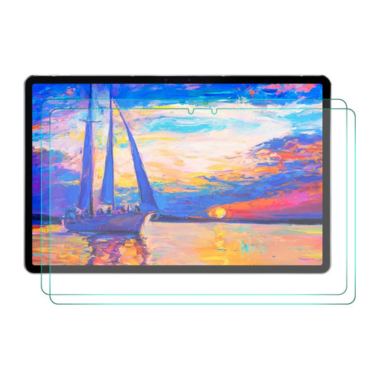 2 PCS For Lenovo Pad Pro 2020 / 2021 ENKAY Hat-Prince 0.33mm Explosion-proof Tempered Glass Protector Anti-Scratch Film