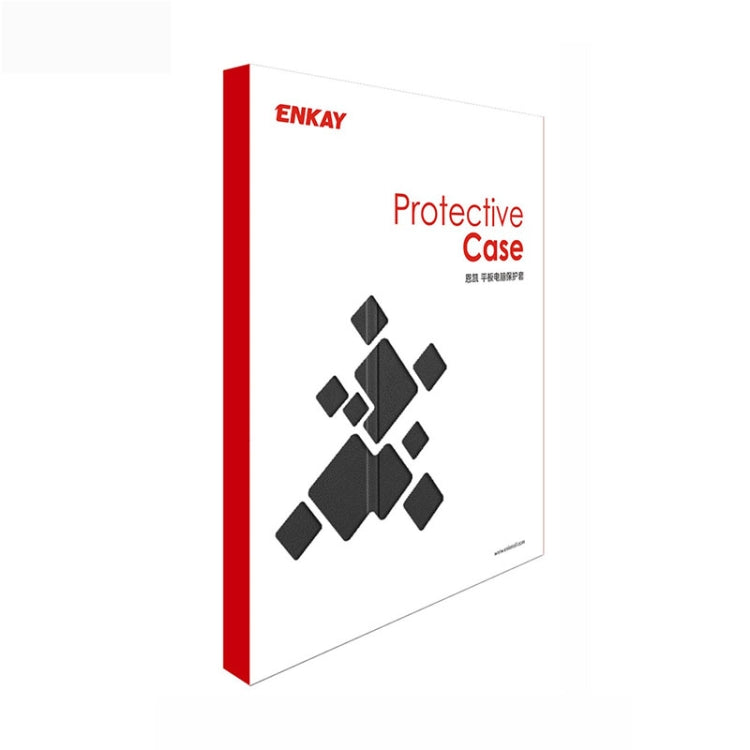 For Honor Tablet V7 Pro ENKAY Custer Texture Horizontal Flip PU+PC Leather Case with Three-folding Holder & Sleep / Wake-up Function(Dark Green) - Honor by ENKAY | Online Shopping UK | buy2fix