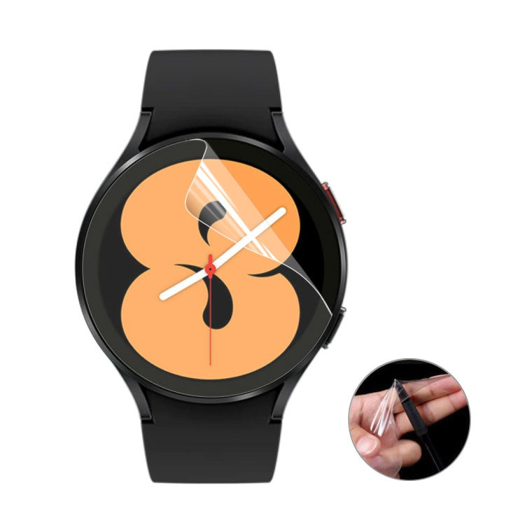 1 PCS For Samsung Galaxy Watch4 44mm ENKAY Hat-Prince Full Screen Coverage Without Warping Edge TPU Soft Film by ENKAY