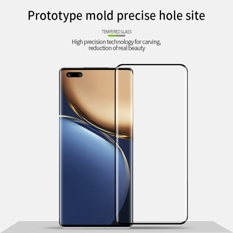 For Honor Magic 3 / Magic 3 Pro MOFI 9H 3D Explosion Proof Thermal Bending Full Screen Tempered Glass Film(Black) - Honor Tempered Glass by MOFI | Online Shopping UK | buy2fix