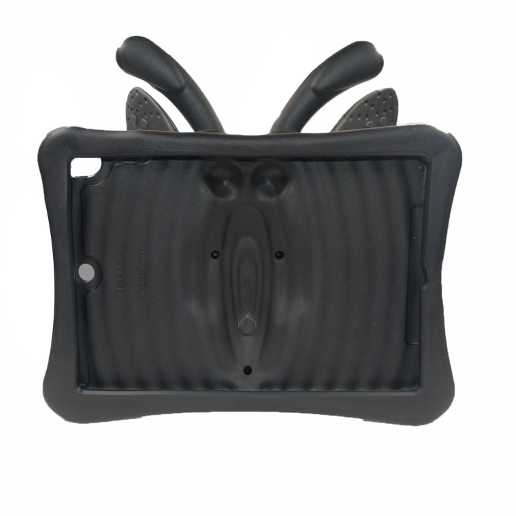 For iPad 10.2 2021 Butterfly Bracket Style EVA Children Falling Proof Cover Protective Case(Black) - iPad 10.2 Cases by buy2fix | Online Shopping UK | buy2fix