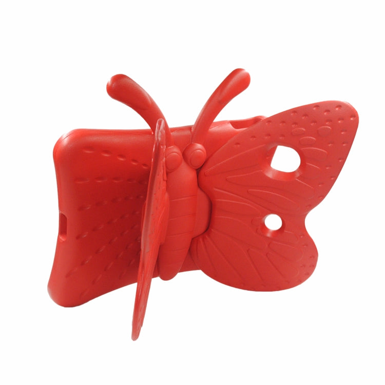 For iPad 10.2 2021 Butterfly Bracket Style EVA Children Falling Proof Cover Protective Case(Red) - iPad 10.2 Cases by buy2fix | Online Shopping UK | buy2fix