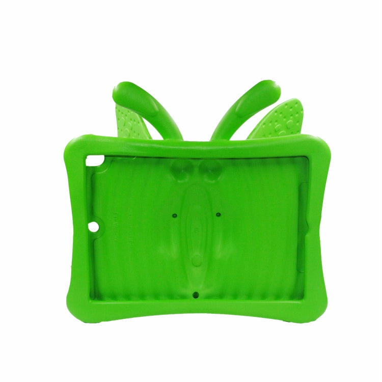 For iPad 10.2 2021 Butterfly Bracket Style EVA Children Falling Proof Cover Protective Case(Green) - iPad 10.2 Cases by buy2fix | Online Shopping UK | buy2fix