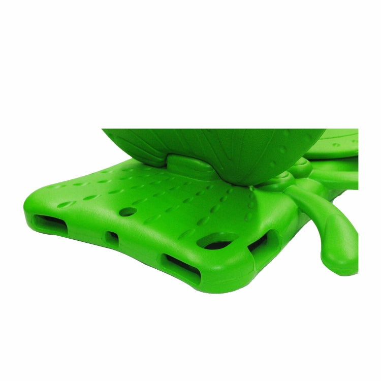 For iPad 10.2 2021 Butterfly Bracket Style EVA Children Falling Proof Cover Protective Case(Green) - iPad 10.2 Cases by buy2fix | Online Shopping UK | buy2fix