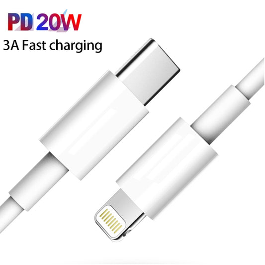 1m PD20W USB-C / Type-C to 8 Pin PD Fast Charging Sync Data Cable for iPhone 13 / 12 Series by buy2fix