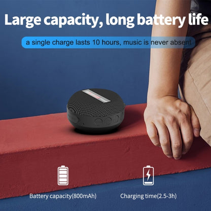 BT368 LED Digital Display Outdoor Portable IPX65 Waterproof Bluetooth Speaker(Black) - Waterproof Speaker by buy2fix | Online Shopping UK | buy2fix