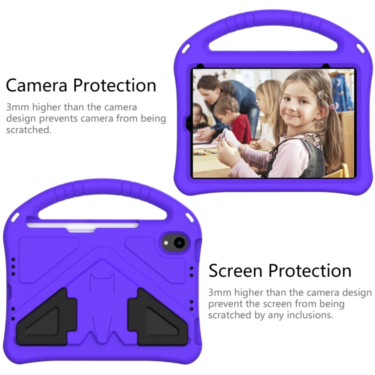 For iPad mini 6 / mini 2024 EVA Shockproof Tablet Case with Holder(Purple) - iPad mini 6 Cases by buy2fix | Online Shopping UK | buy2fix