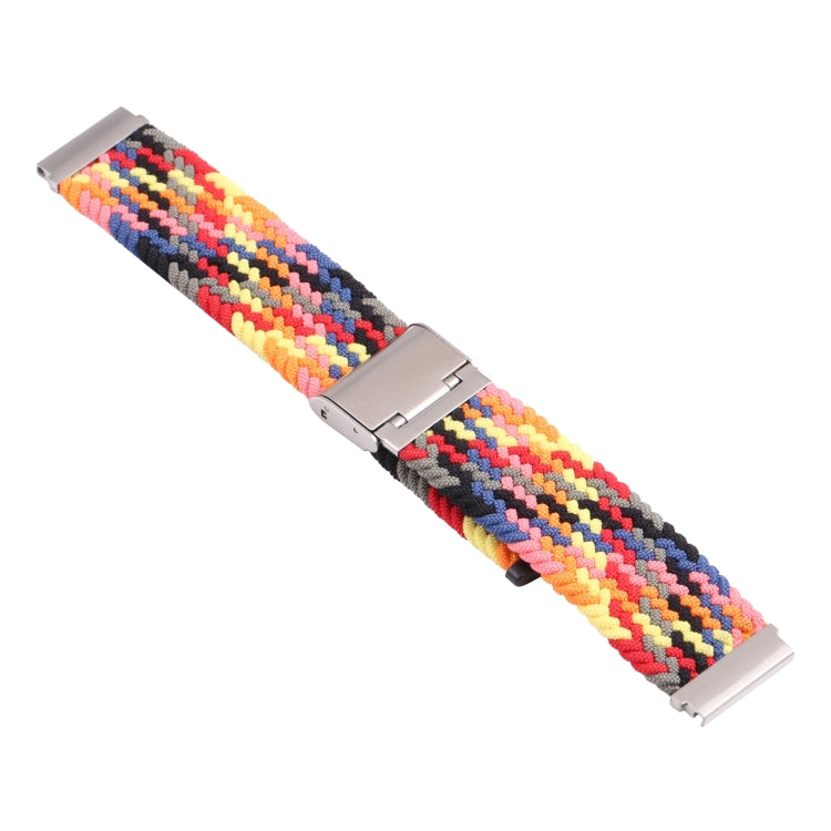 For Samsung Galaxy Watch 4 / Watch 5 20mm Nylon Braided Metal Buckle Watch Band(Color 2) - Watch Bands by buy2fix | Online Shopping UK | buy2fix