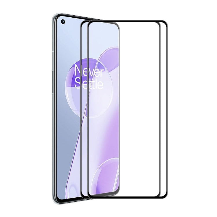 2 PCS For OnePlus 9RT 5G ENKAY Hat-Prince Full Glue Tempered Glass 6D Full Coverage Anti-scratch Protector - OnePlus Tempered Glass by ENKAY | Online Shopping UK | buy2fix