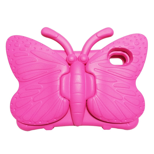 For iPad mini 6 / mini 2024 Butterfly Bracket EVA Shockproof Tablet Case(Rose Red) - iPad mini 6 Cases by buy2fix | Online Shopping UK | buy2fix