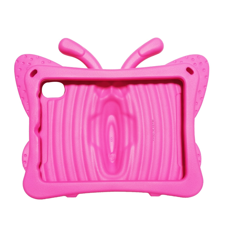 For iPad mini 6 / mini 2024 Butterfly Bracket EVA Shockproof Tablet Case(Rose Red) - iPad mini 6 Cases by buy2fix | Online Shopping UK | buy2fix