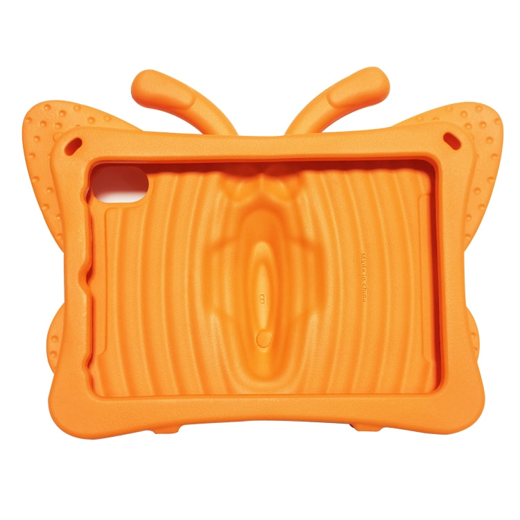 For iPad mini 6 / mini 2024 Butterfly Bracket EVA Shockproof Tablet Case(Orange) - iPad mini 6 Cases by buy2fix | Online Shopping UK | buy2fix