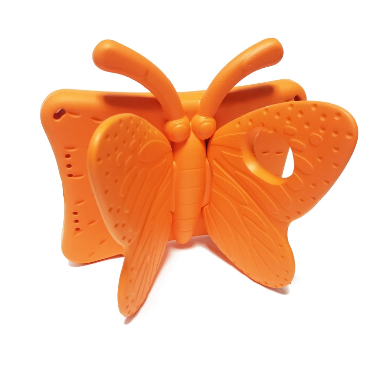 For iPad mini 6 / mini 2024 Butterfly Bracket EVA Shockproof Tablet Case(Orange) - iPad mini 6 Cases by buy2fix | Online Shopping UK | buy2fix